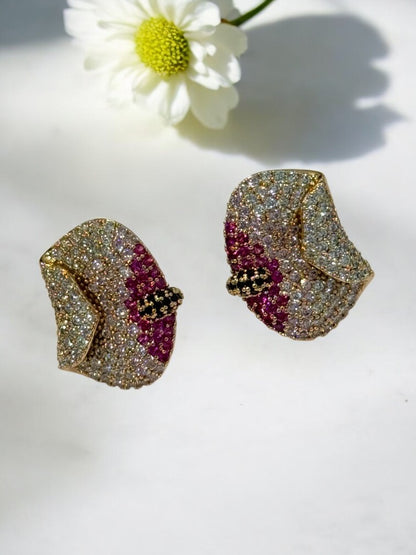 PINK DIAMOND RHODES EARRINGS
