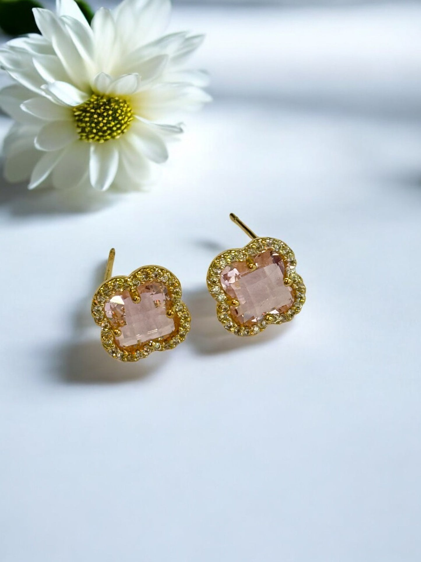 PINK DIAMOND VICENTE EARRINGS