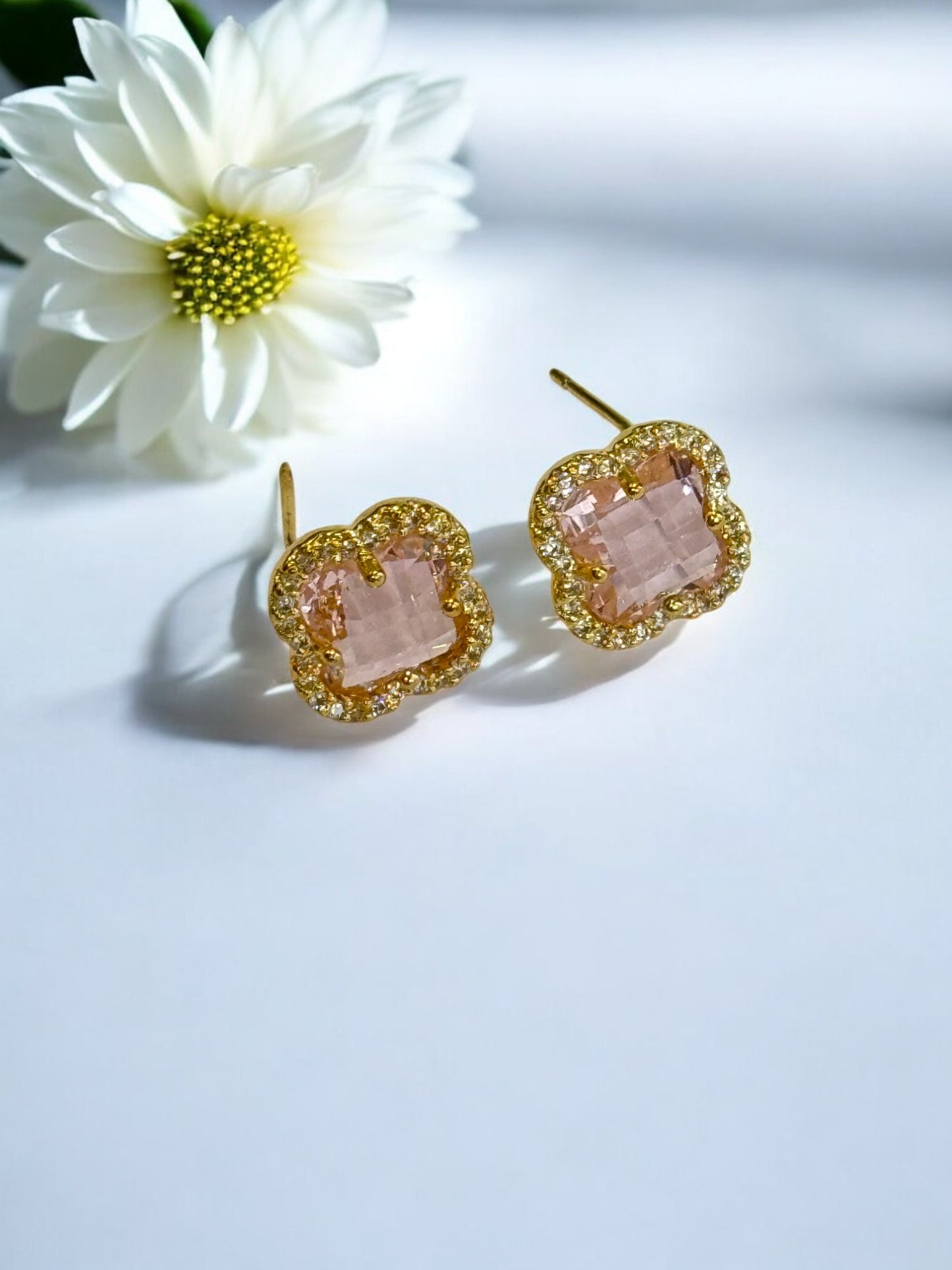 PINK DIAMOND VICENTE EARRINGS