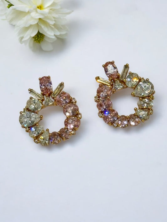 PINK DIAMOND ZYANE EARRINGS