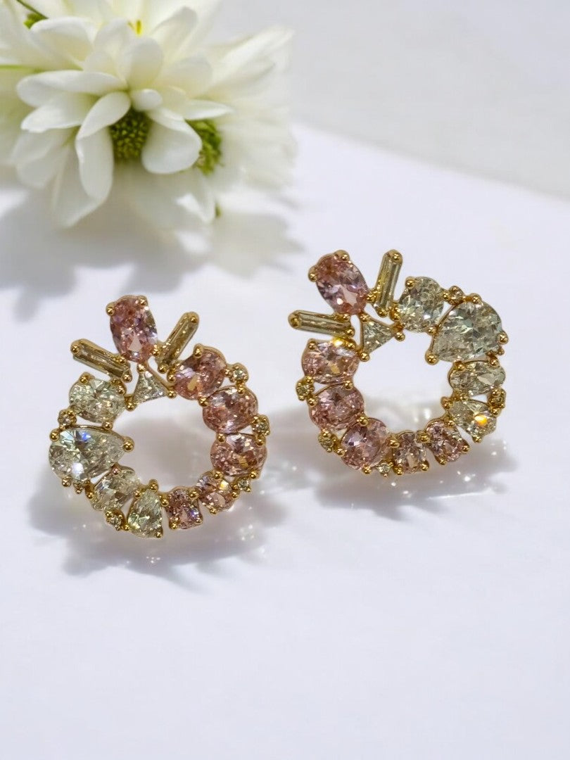 PINK DIAMOND ZYANE EARRINGS
