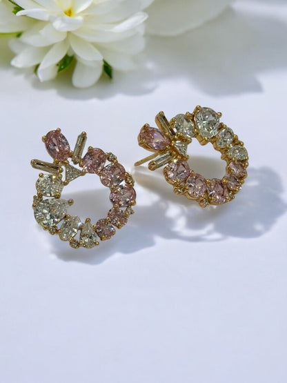 PINK DIAMOND ZYANE EARRINGS