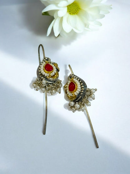 PINK ISHEE GERMAN SILVER EAR CUFF
