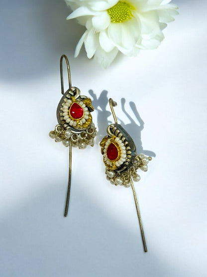 PINK ISHEE GERMAN SILVER EAR CUFF