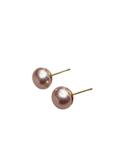 PINK SMALL PEARL GLENN EARRINGS