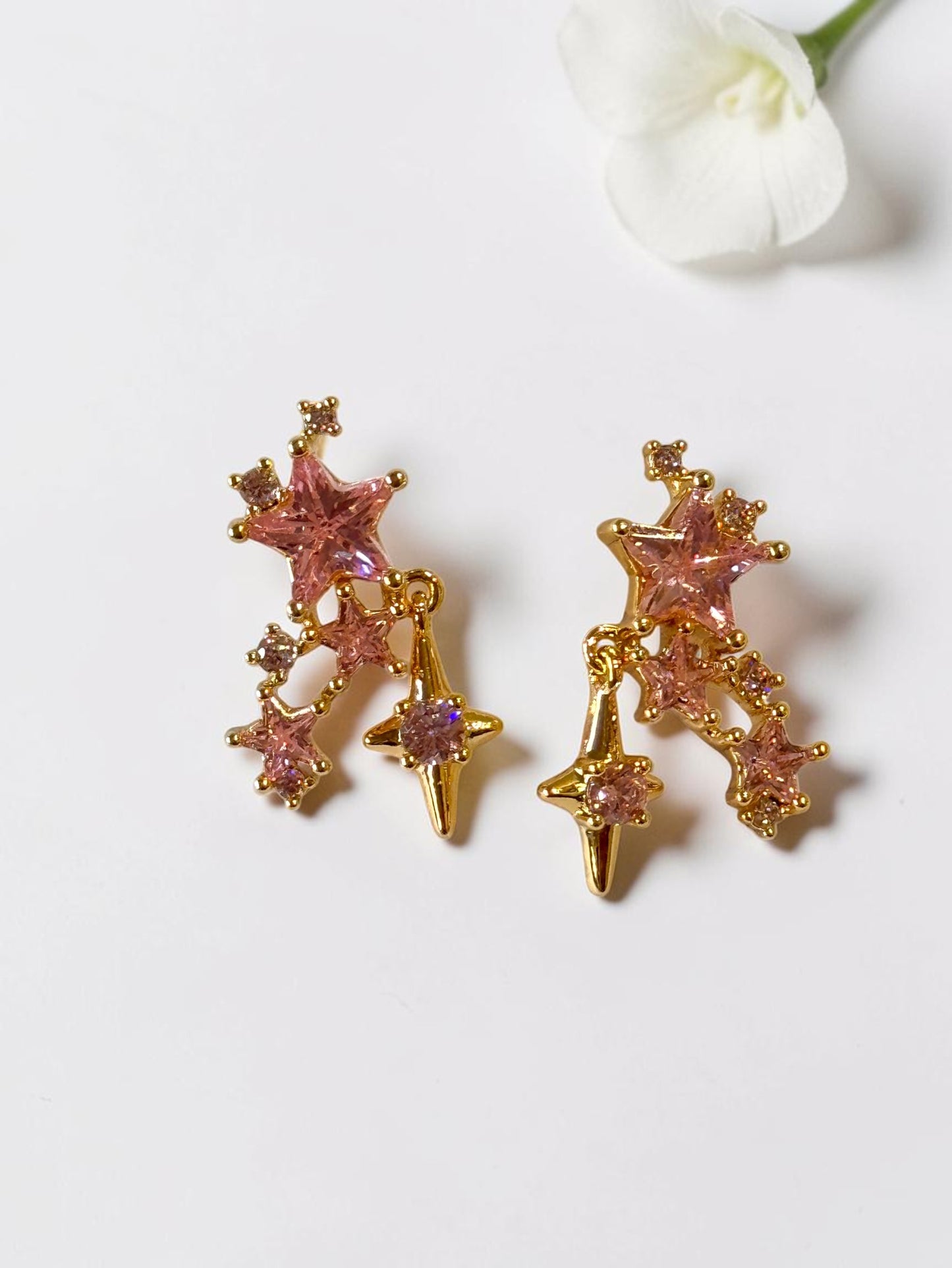 PINK STAR MIGUEL EARRINGS