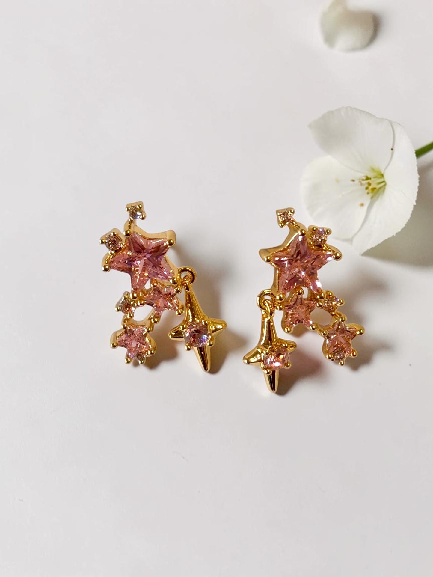 PINK STAR MIGUEL EARRINGS