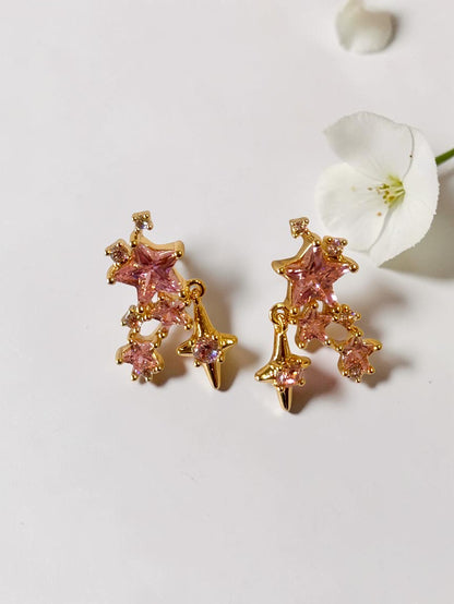 PINK STAR MIGUEL EARRINGS
