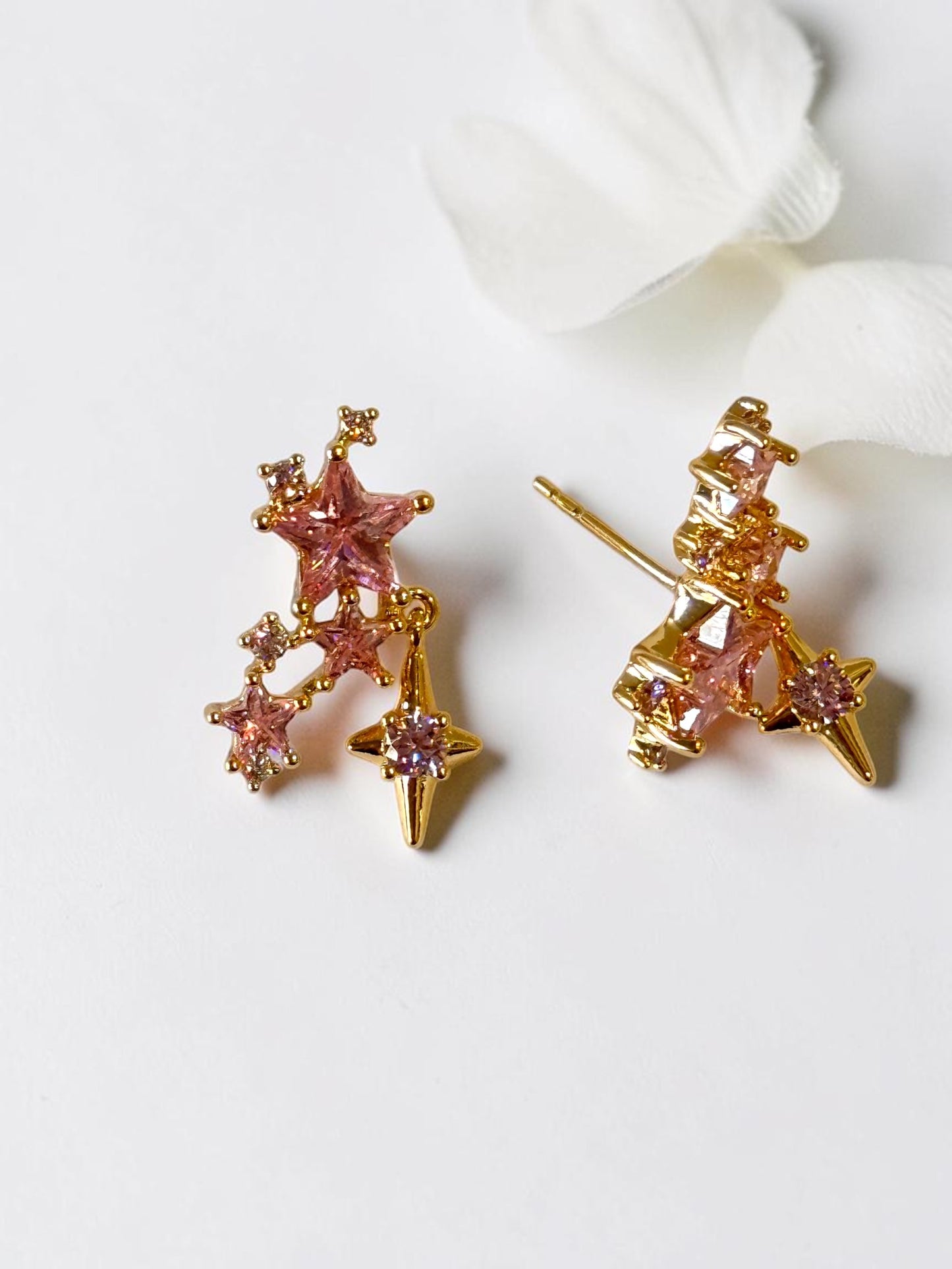 PINK STAR MIGUEL EARRINGS