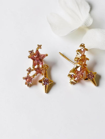 PINK STAR MIGUEL EARRINGS