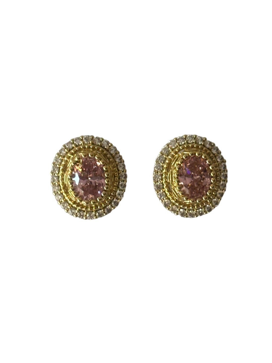 PINK STONE DELILAH EARRINGS