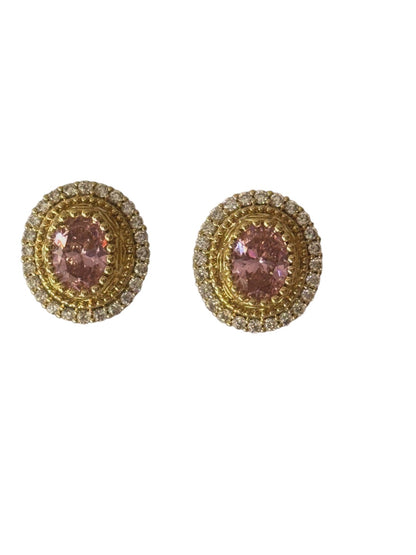 PINK STONE DELILAH EARRINGS