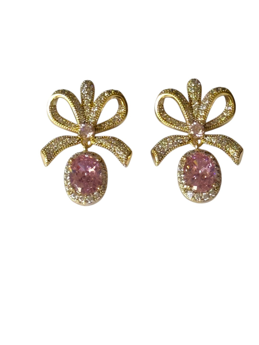 PINK STONE ELENA EARRINGS