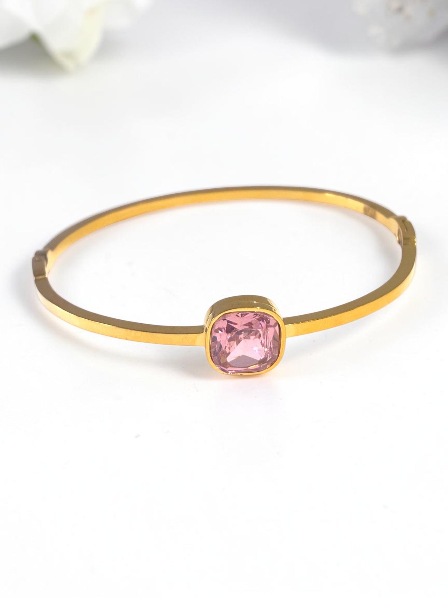 PINK STONE KYLIE BRACELET