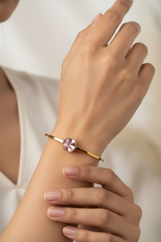 PINK STONE KYLIE BRACELET