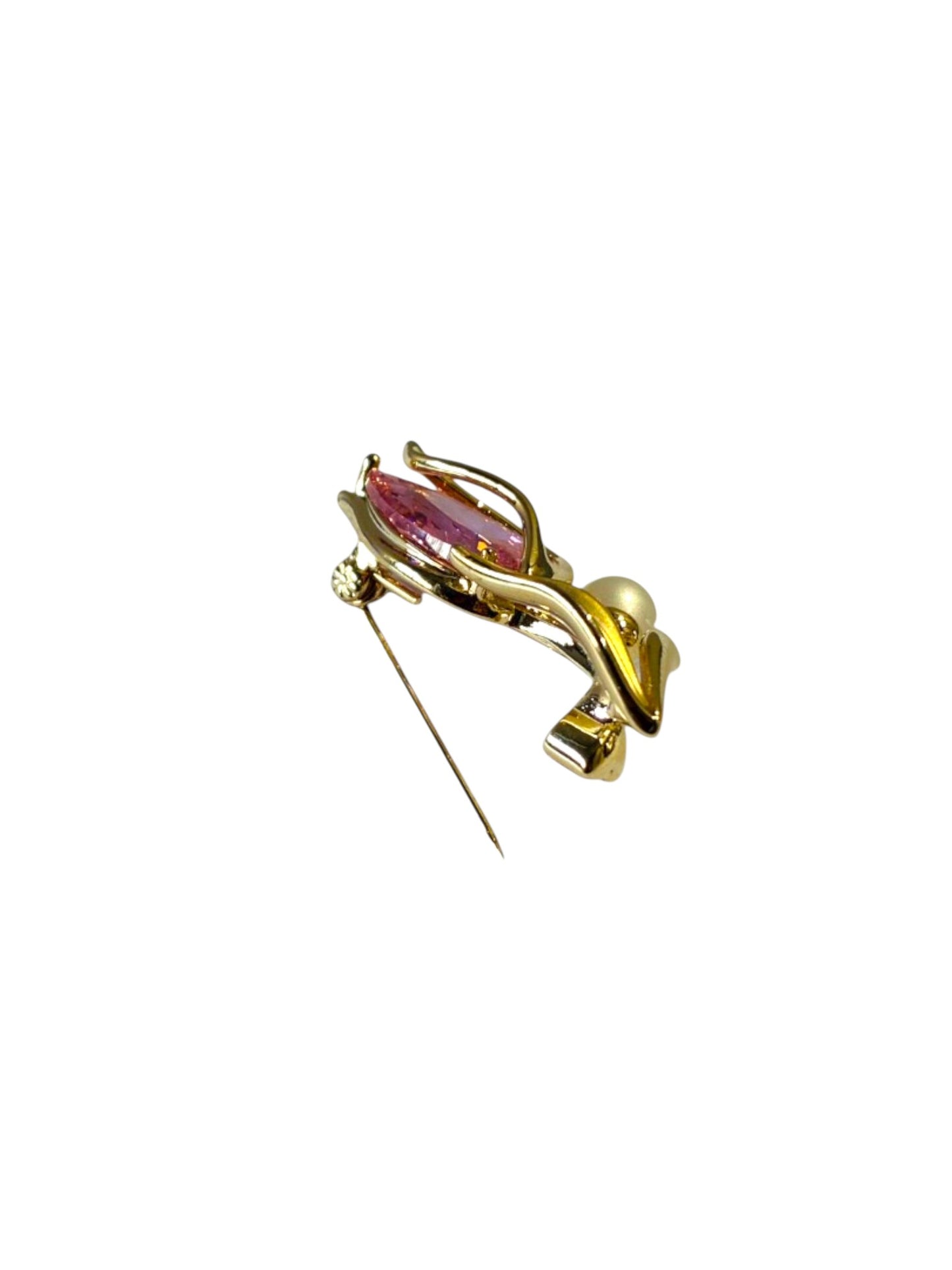 PINK TULIP PRARTHI BROOCH