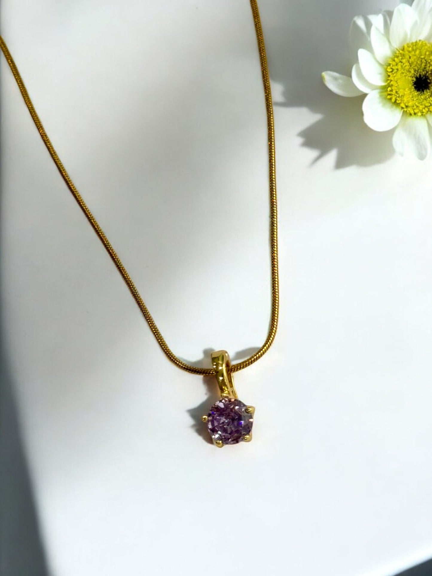 PURPLE DIAMOND REUBEN NECKLACE