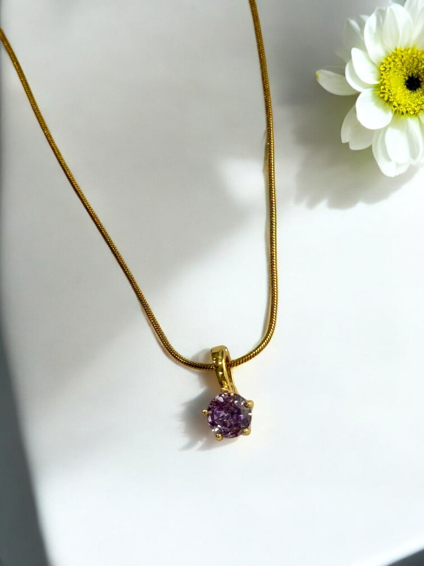 PURPLE DIAMOND REUBEN NECKLACE