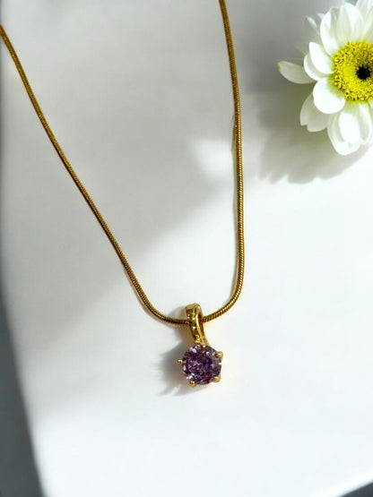 PURPLE DIAMOND REUBEN NECKLACE