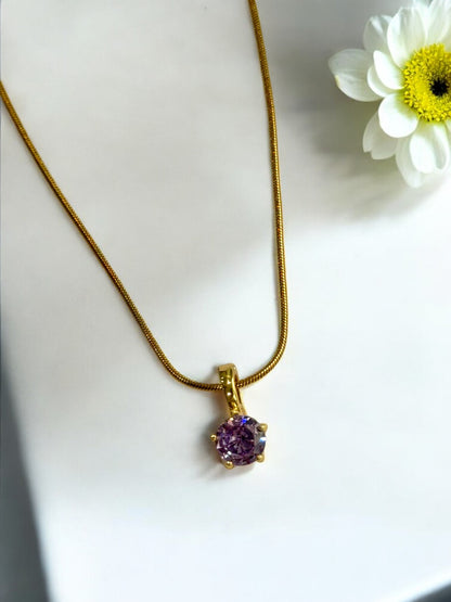 PURPLE DIAMOND REUBEN NECKLACE