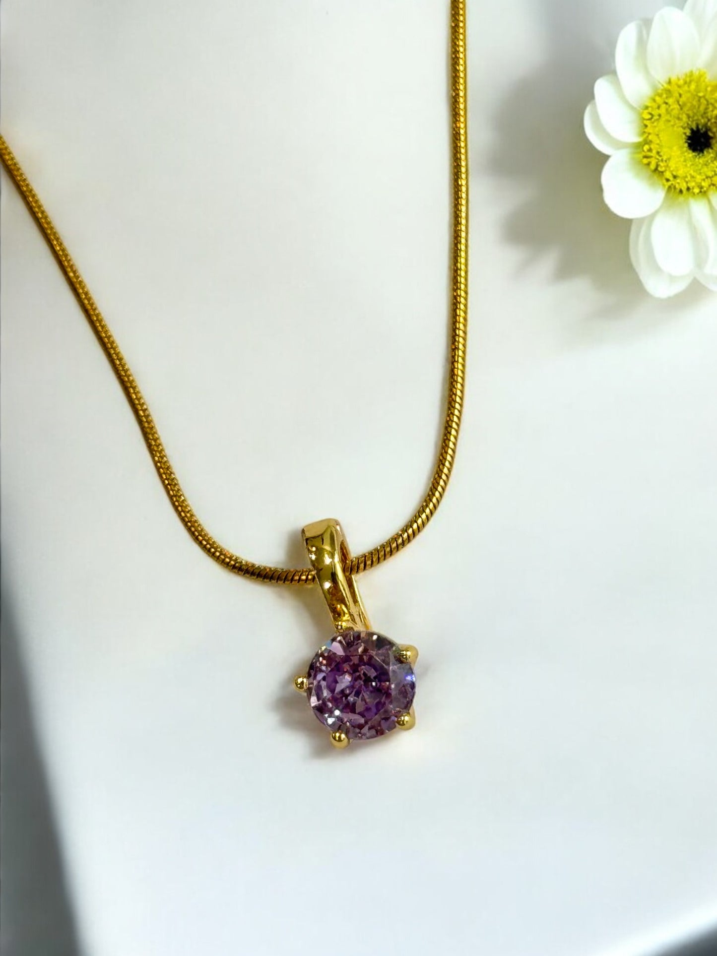 PURPLE DIAMOND REUBEN NECKLACE