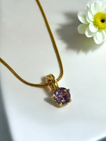 PURPLE DIAMOND REUBEN NECKLACE