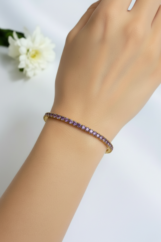 PURPLE DIAMOND TOMAS BRACELET