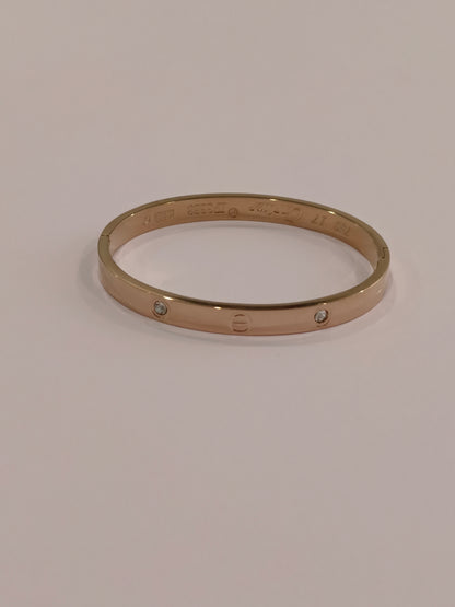 ROSE GOLD DIAMOND NAIL AND CARTIER LUXURY BRAND