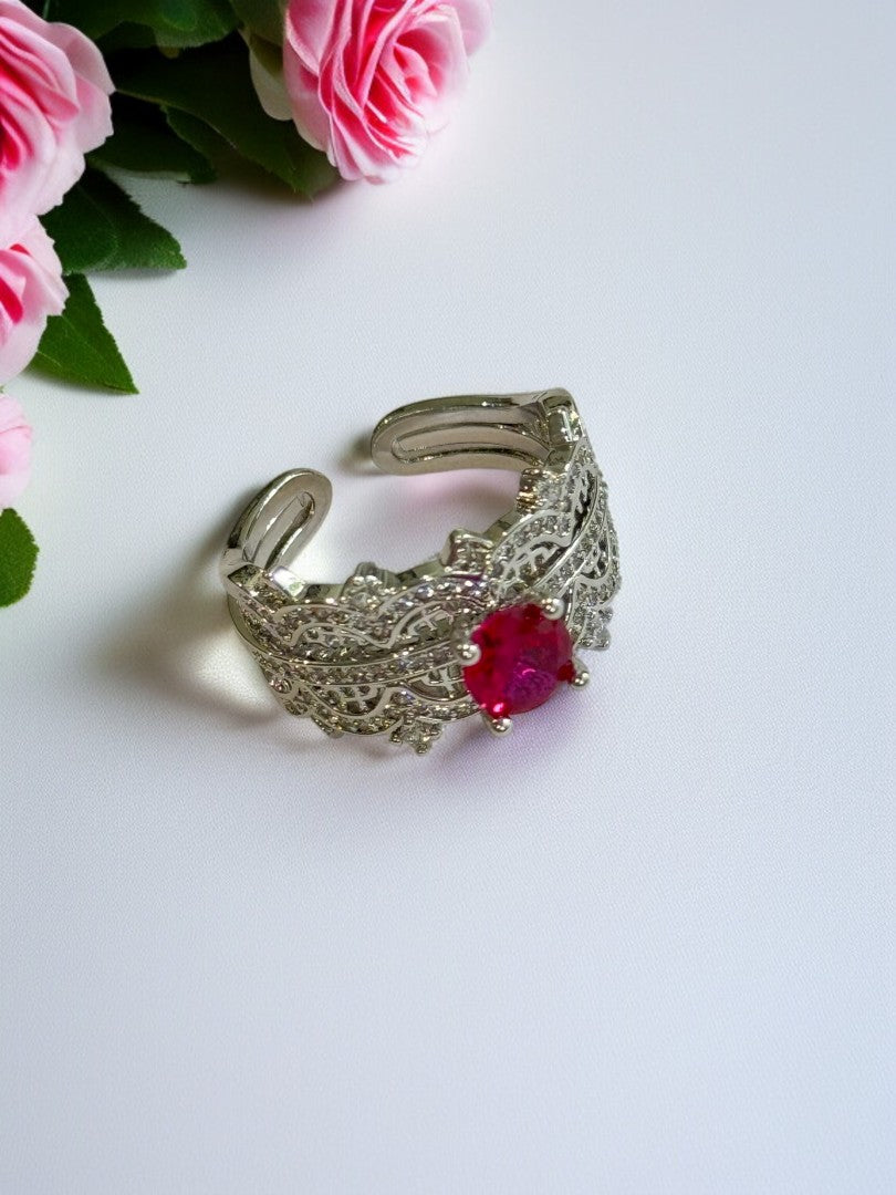 RUBY DIAMOND SANTINO RING