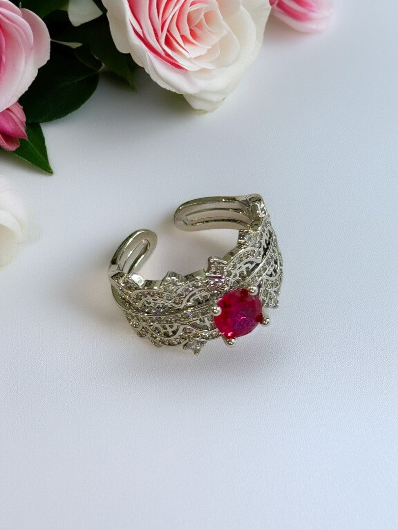 RUBY DIAMOND SANTINO RING