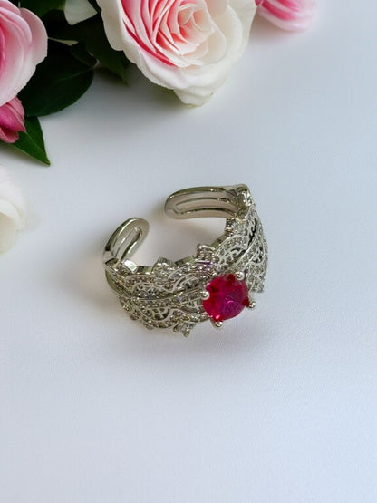 RUBY DIAMOND SANTINO RING
