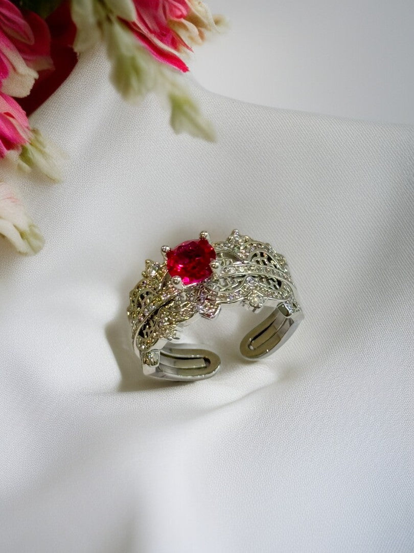 RUBY DIAMOND SANTINO RING