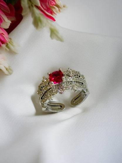 RUBY DIAMOND SANTINO RING