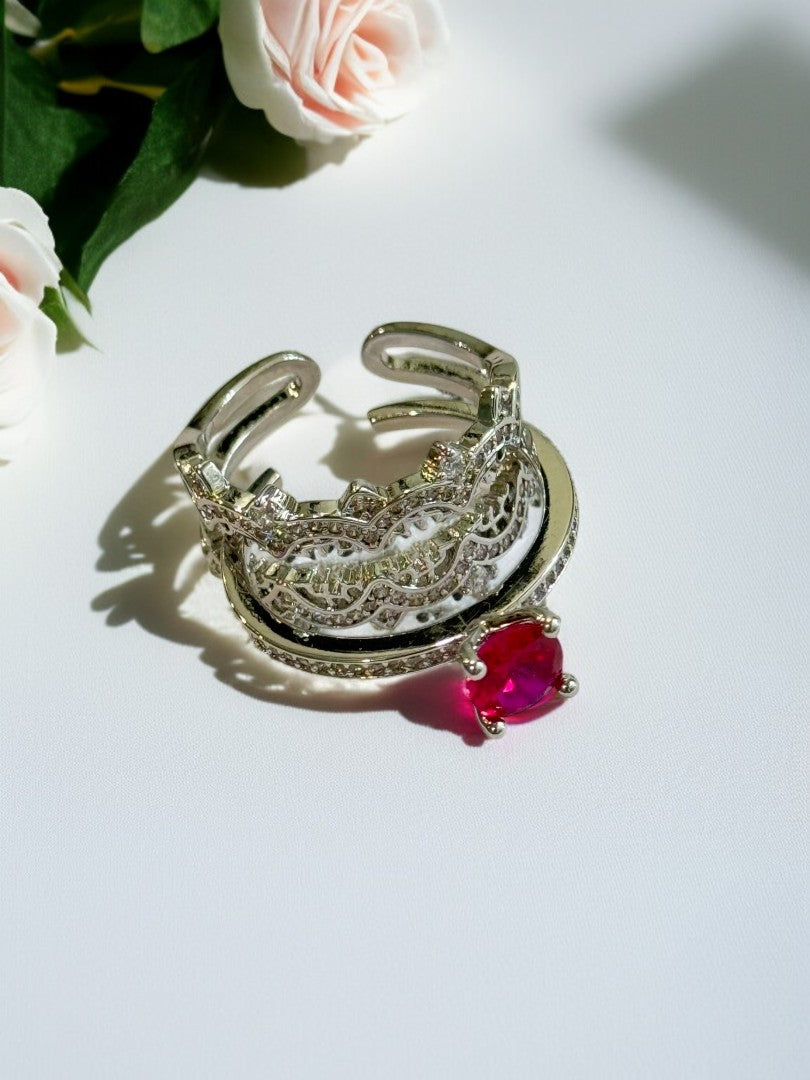 RUBY DIAMOND SANTINO RING