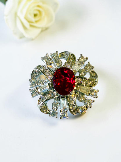 RUBY PINAL BROOCH (MAGNETIC)