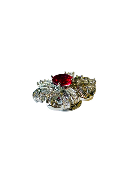 RUBY PINAL BROOCH (MAGNETIC)