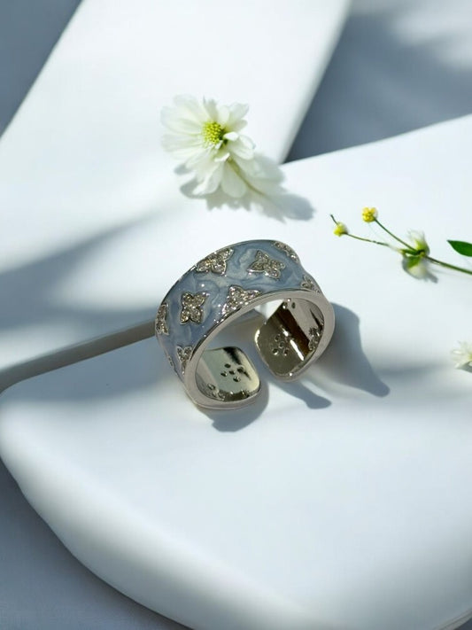 SEA BLUE ANSEL RING