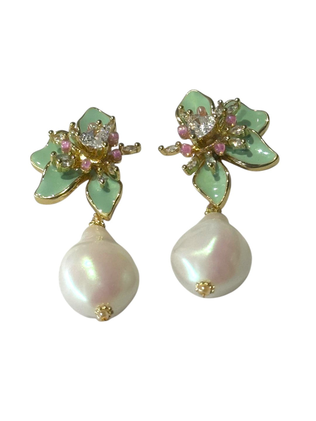 SEA GREEN EMILIA EARRINGS