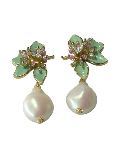 SEA GREEN EMILIA EARRINGS