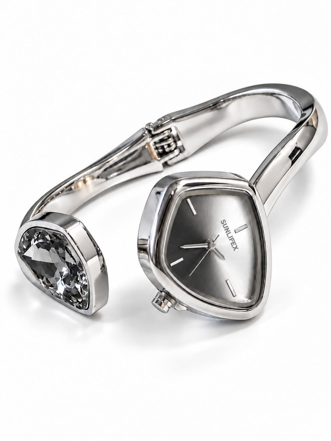 SILVER-GRAY JAJIEL WATCH (CUFF)