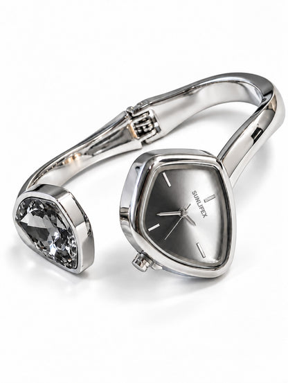 SILVER-GRAY JAJIEL WATCH (CUFF)