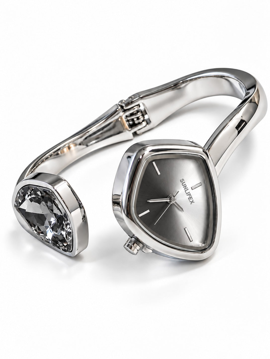 SILVER-GRAY JAJIEL WATCH (CUFF)