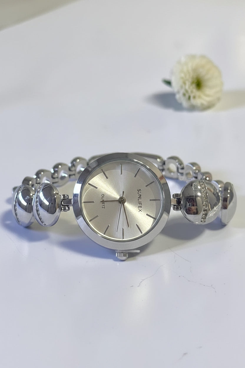 SILVER DIAMOND ARLO WATCH