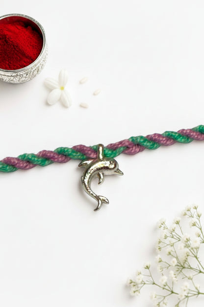 DOLPHIN AMELIA SILVER RAKHI