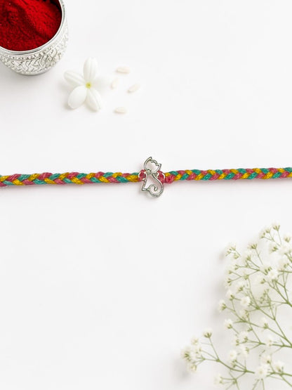 CUTE KITTEN MATILDA SILVER RAKHI