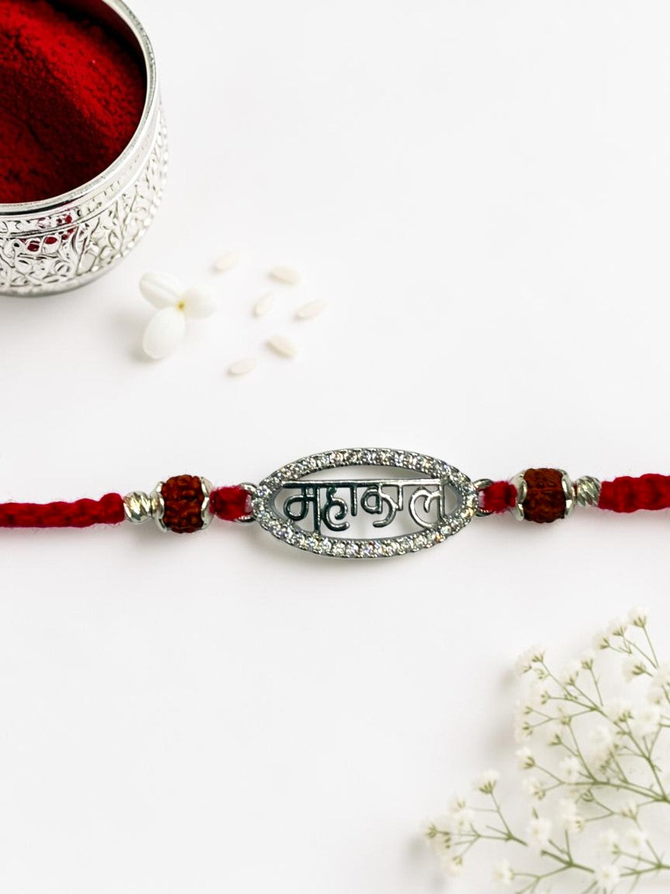 DIAMOND MAHAKAL BABITA SILVER RAKHI