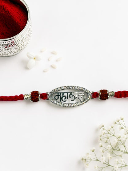 DIAMOND MAHAKAL BABITA SILVER RAKHI