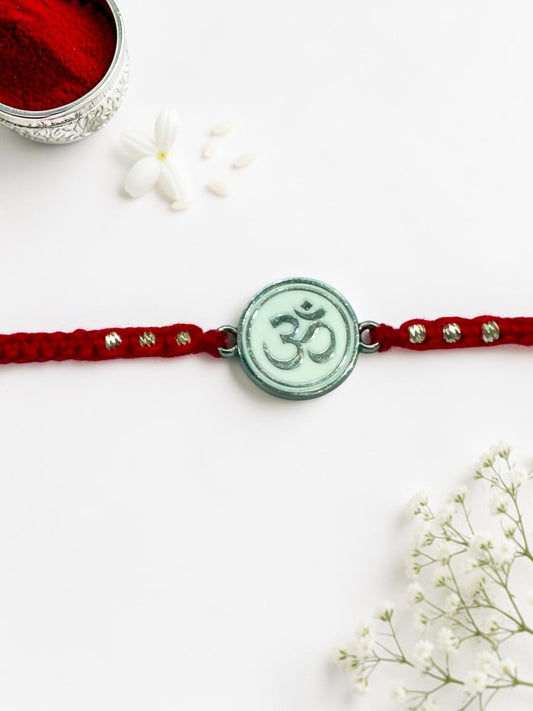 WHITE OM BHOOMI SS RAKHI