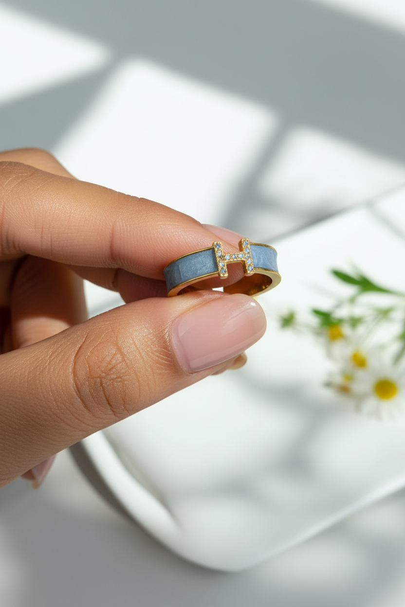 SKY BLUE MURPHY RING