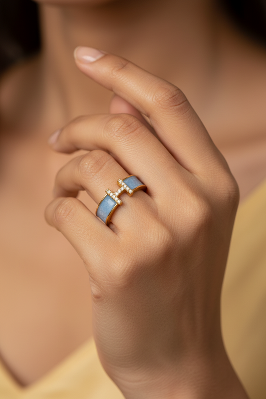 SKY BLUE MURPHY RING